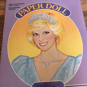 Original A Golden Book Princess Diana Paper Doll Set